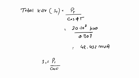 1-the-output-of-a-station-with-two-alternators-in-parallel-is-30000-kw-at-a-lagging-pf-of-0707-one-of-the-machines-is-loaded-to-15000-kw-at-080-pf-lagging-calculate-the-mva-loading-and-pf-of-42456