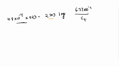 the-decomposition-of-n2o5-to-no2-and-o2-is-first-order-with-a-rate-constant-of-480-10-4s-at-45c-if-the-initial-concentration-of-n2o5-is-63710-2-moll-what-is-the-concentration-of-n2o5-after-5-23171