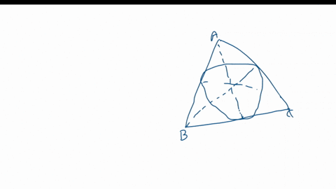 given-a-triangle-with-vertices-a-b-and-c-the-center-of-the-circle-that-is-inscribed-in-the-triangle-is-a-the-intersection-of-any-two-altitudes-of-the-triangle-b-the-intersection-of-any-two-a-34608