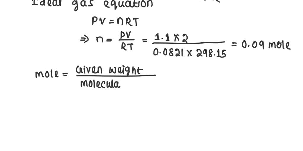 SA Q 42 mol Q15 Finding moles using the formula: n = mM. 