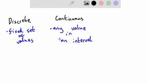 for-each-variable-determine-whether-it-is-best-thought-of-as-discrete-or-continuous-begintabularccc-hline-variable-discrete-continuous-hline-begintabularl-a-the-score-either-012-or-3-with-0-being-the