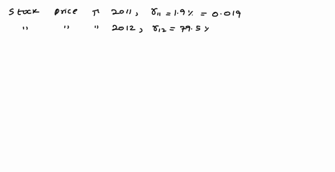a-companys-stock-price-rose-19-in-2011-and-in-2012-it-increased-795-a-compute-the-geometric-mean-rate-of-return-for-the-two-year-period-20112012-hint-denote-an-increase-of-795-by-0795-b-if-s-14084