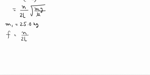 in-the-arrangement-shown-below-object-can-be-hung-from-string-with-linear-mass-density-00z00-kglm-that-passes-over-light-pulley_-the-string-connected-t0-vibrator-ol-constant-requency-o-and-t-08022