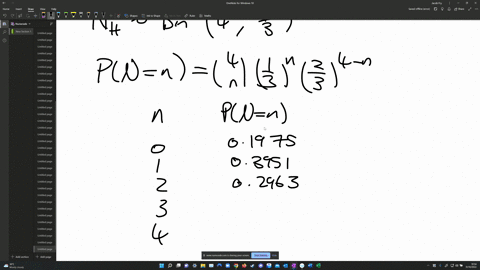 a-weighted-coin-is-tossed-4-times-if-the-variable-x-denotes-the-nos-of-heads-and-the-probability-of-head-is-equal-to-13-find-discrete-probability-distribution-probability-mass-function-cumul-75338