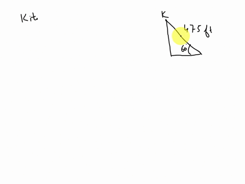 man-is-lying-on-the-beach-flying-kite-he-holds-the-end-of-the-kite-string-at-ground-level-and-estimates-the-angle-of-elevation-of-the-kite-to-be-600-if-the-string-475-ft-long-how-high-is-the-71835
