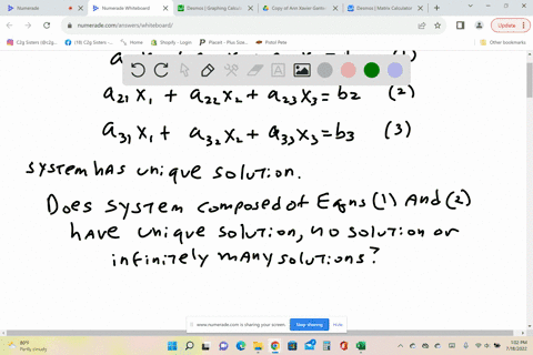 assume-the-system-below-has-a-unique-solution-beginarrayl-a_11-x_1a_12-x_2a_13-x_3b_1-a_21-x_1a_22-x-06559