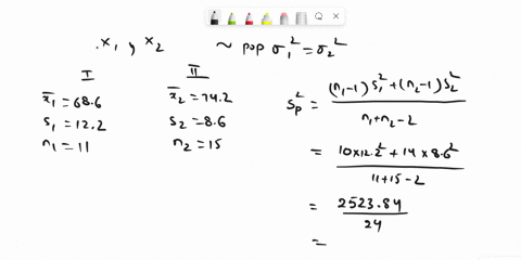 consider-the-following-data-from-two-independent-samples-with-equal-population-variances-construct-a-99-confidence-interval-to-estimate-the-difference-in-population-means-assume-the-populati-65935