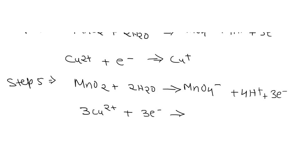 SOLVED O Electrochemistry Balancing a complex redox equation in acidic