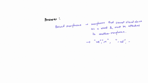 which-of-the-following-contains-no-bound-morphemes-group-of-answer-choices-readily-personalize-calendar-talked-swims