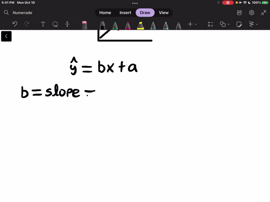 SOLVED: The following data is graphed on a log plot and a best-fit line ...