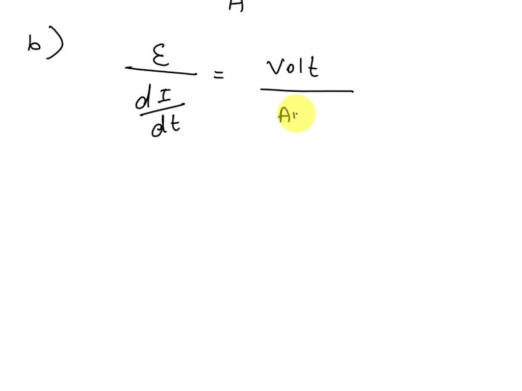 SOLVED (a) Show that the two expressions for the selfinductance