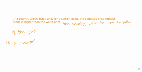 if-a-country-allows-trade-and-for-a-certain-good-the-domestic-price-without-trade-is-higher-than-the-world-price-76771