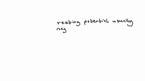 28-when-the-resting-membrane-potential-of-excitable-cells-is-measured-the-value-is-typically-somewhere-close-to-a-9-volts-b-80-volts-c-9-millivolts-d-80-millivolts
