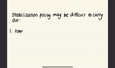 explain-why-stabilization-policy-may-be-difficult-to-carry-out-how-is-it-possible-that-stabilization-policies-can-actually-be-destabilizing