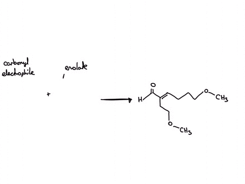 draw-structures-for-the-carbonyl-electrophile-and-enolate-nucleophile-that-react-to-give-the-enone-below-ch3-you-do-not-have-to-consider-stereochemistry-draw-the-enolate-ion-in-its-carbanion-83621