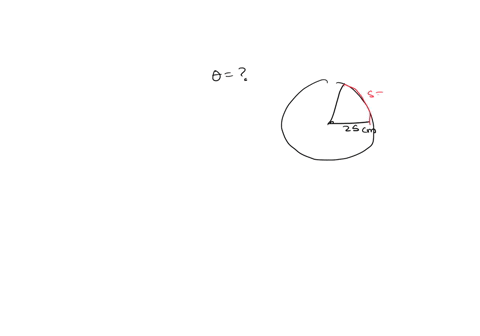 find-the-radian-measure-of-the-central-angle-of-a-circle-with-radius-25-cm-that-intercepts-an-arc-of-length-05-m-radians-13333