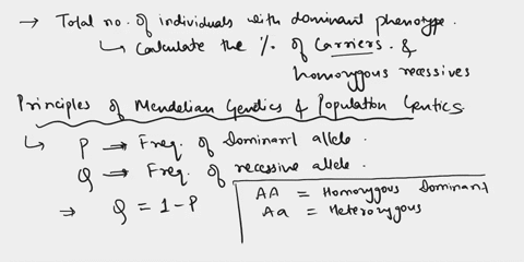 in-a-population-where-only-the-total-number-of-individuals-with-the-dominant-phenotype-is-known-how-can-you-calculate-the-percentage-of-carriers-and-homozygous-recessives-57604