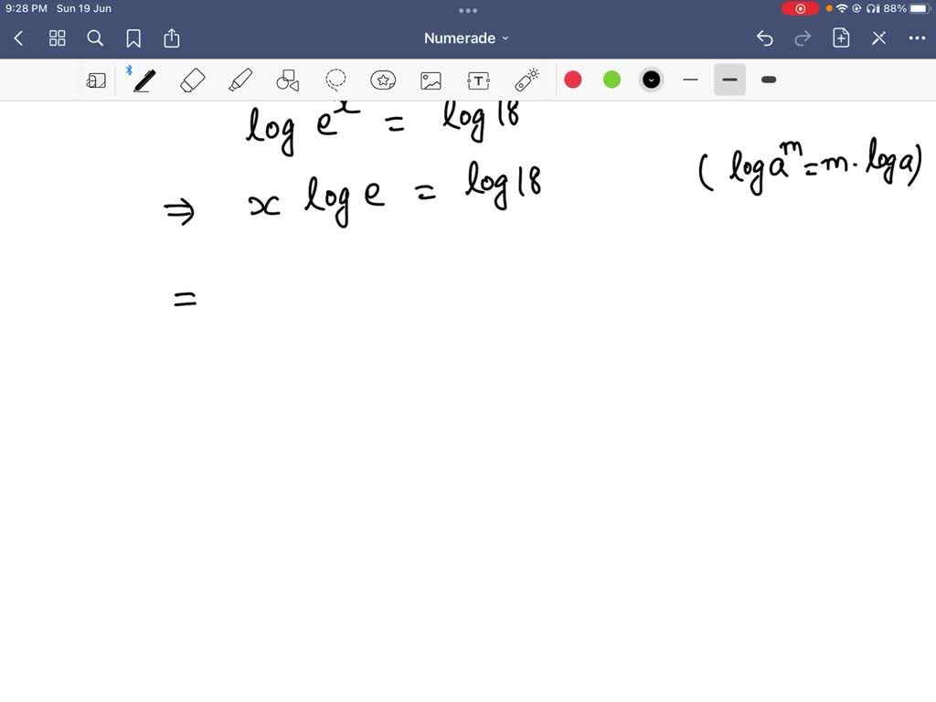 SOLVED Change the exponential statement l0 an equivalent statement