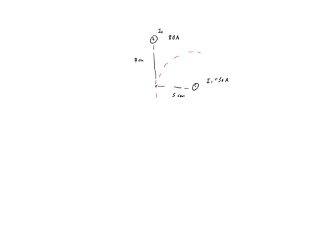 two-long-straight-wires-carry-currents-perpendicular-to-the-xy-plane-with-both-currents-traveling-in-the-2-direction-one-carries-current-of-50-a-and-passes-through-the-point-50-cm-on-the-x-a-91928