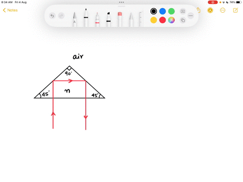 the-figure-below-shows-a-45o-90o-45-prism-with-a-ray-of-light-entering-and-exiting-on-the-long-side-of-the-prism-after-undergoing-two-total-intemal-reffectionsthis-arrangement-is-an-opticall-39744