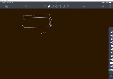 consider-a-cylinder-with-radius-1lying-on-its-side-3-units-long-look-upa-formula-for-the-volume-of-a-cylinder-and-use-it-to-compute-the-volume-of-this-cylinder-56801