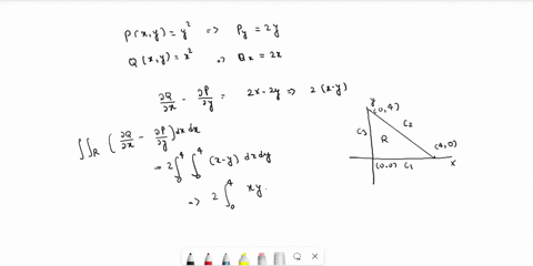 8-verify-greens-theorem-by-evaluating-both-integrals-for-the-given-path-c-triangle-with-vertices-00-40jand-04-px-v-y-qxv-x-9-use-green-theorem-to-evaluate-the-integral-c-y-xdx-2x-ydy-where-i-97495