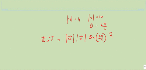 find-uxv-where-theta-is-the-angle-between-u-and-v-u4-v10-theta2pi3