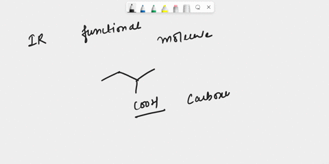 for-the-functional-groups-on-the-following-molecule-what-characteristic-ir-absorptions-would-be-expected-ignoring-c-h-absorptions-cooh-two-peaks-around-1710-and-1600-cm-respectively-ii-a-str-26794