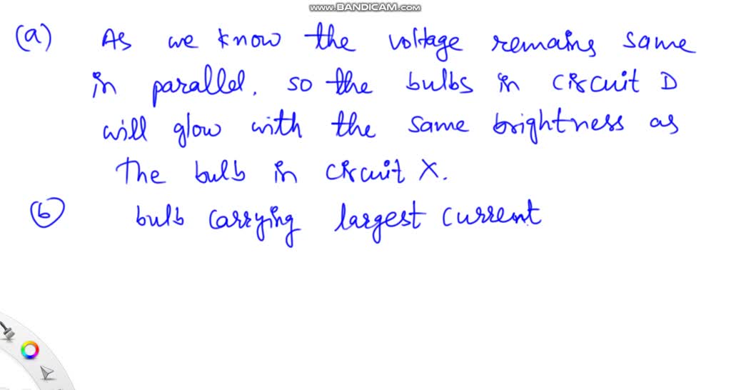 SOLVED: Bulb shown on the right. Consider the simple circuit with a ...