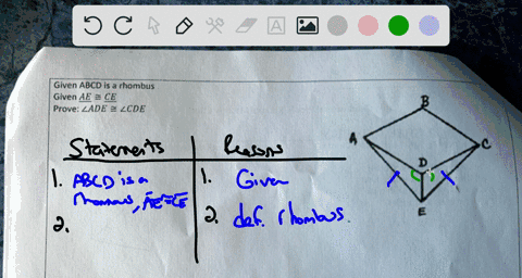 given-abcd-is-a-rhombus-given-ae-ce-prove-ade-zcde-05503