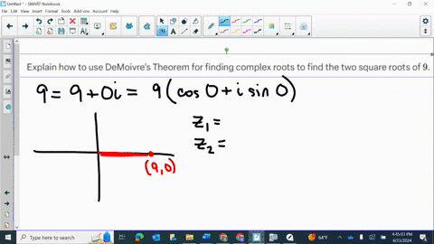 explain-how-to-use-demoivres-theorem-for-finding-complex-roots-to-find-the-two-square-roots-of-9-5-72789