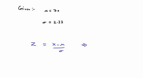 the-scores-on-a-mathematics-exam-have-a-mean-of-70-and-standard-deviation-of-5-find-the-x-value-that-corresponds-to-the-z-score-233-82874