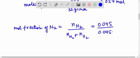 a-gas-mixture-contains-125-g-n2-and-085-g-o2-in-a-155-l-container-at-18-c-calculate-the-mole-fraction-and-partial-pressure-of-each-component-in-the-gas-mixture-4