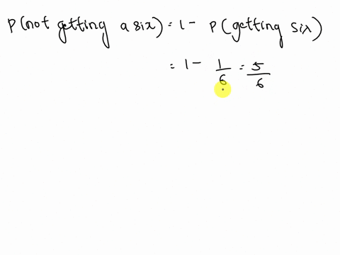 if-a-pair-of-unbiased-6-sided-dice-is-tossed-find-the-probability-of-getting-a-six-appearing-on-at-least-one-die-47284