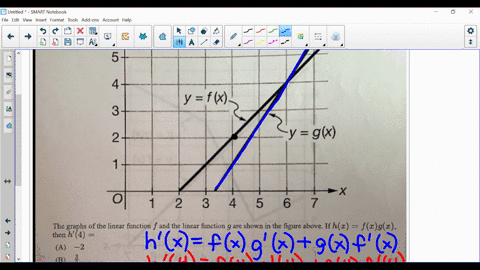 the-graphs-of-the-linear-function-f-and-the-linear-function-g-are-shown-in-the-figure-above-if-h-a-fag2-then-h-4