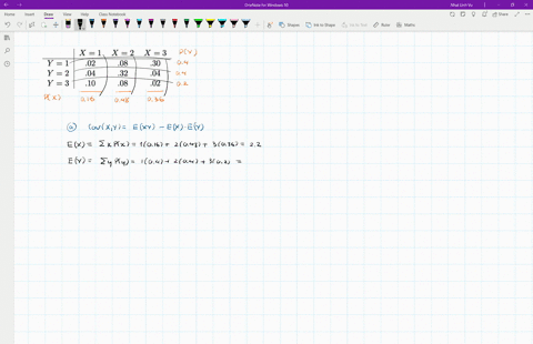 the-joint-probability-mass-function-joint-pmf-of-two-discrete-random-variables-x-and-y_-is-given-in-the-following-table-x-1-x-2-x-3-y-1-02-08-30-y-2-04-332-04-y-3-10-08-02-a-find-the-covaria-63273