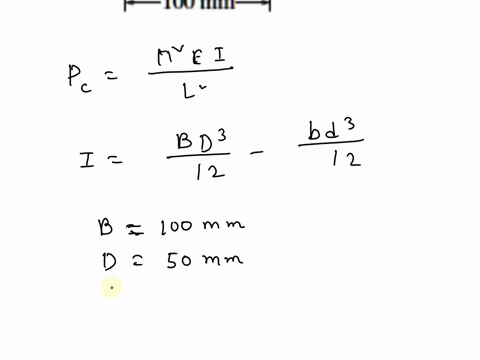 a-column-has-a-fixed-support-at-both-ends-the-dimensions-of-the-column-section-are-as-if-given-calculate-the-critical-buckling-load-l-5-m-e150-gpa-88557