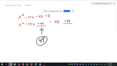 if-using-the-method-of-completing-the-square-to-solve-the-quadratic-equation-x2-14x-400-which-number-would-have-to-be-added-to-complete-the-square-34166