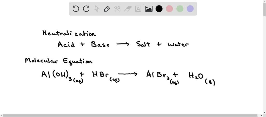 Solved Write A Balanced Molecular Equation And A Net Ionic Equation For The Reaction Aluminum 5169