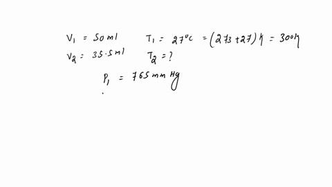 an-oxygen-gas-sample-occupies-500-ml-at-27-c-and-765-mm-hg-what-is-the-final-temperature-if-the-gas-is-cooled-to-a-volume-of-355-ml-and-a-pressure-of-455-mm-hg-70796