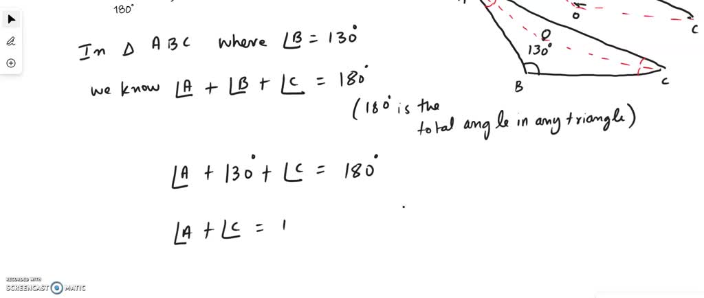 SOLVED: The Bisectors OA And OC Of Two Acute Angles Ofan Obtuse-angled ...