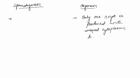 which-statement-comparing-spermatogenesis-and-oogenesis-is-true-during-oogenesis-four-cells-are-produced-with-each-sharing-equally-the-cytoplasm-from-the-parent-cell-0-men-but-not-women-can-69175