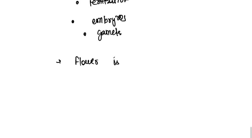 SOLVED in what ways are flowers similar to the reproductive organs of