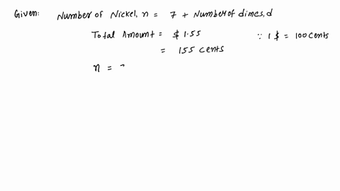 debi-had-155-in-a-collection-of-dimes-and-nickels-the-number-of-nickels-is-seven-more-than-the-number-of-dimes-find-the-number-of-each-type-of-coin-there-are-___-dimes-there-are-___-nickels-73495