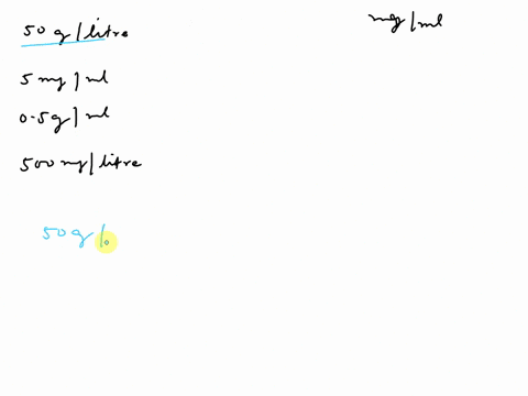 give-the-concentrations-in-units-of-mgml-for-the-following-solutions-full-credit-will-not-be-awarded-if-your-calculations-are-not-shown-below-2-points-50-gliter-05-gml-5-mglml-500-mglliter-c-06496