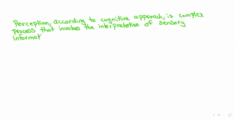 how-does-perception-function-or-operate-according-to-the-cognitive-approach-such-as-exemplified-in-the-snapshot-conception