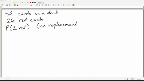 two-cards-are-drawn-without-replacement-from-an-ordinary-deck-find-the-probability-that-two-red-cards-are-drawn_-the-probability-is-simplify-your-answer-type-an-integer-or-simplified-fractio-51744