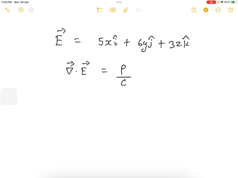 electric-field-in-a-given-region-of-space-is-e5xi6yj3zk-find-the-volume-charge-density-18587