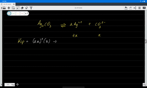 calculate-the-silver-ion-concentration-in-a-saturated-solution-of-silveri-carbonate-ksp-81x10-12-06763