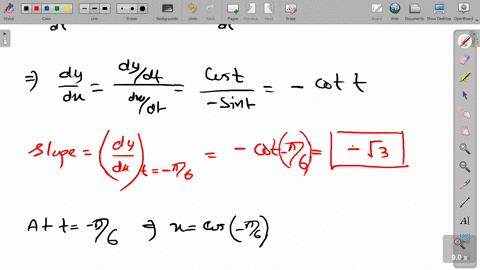 find-an-equation-for-the-line-tangent-to-the-curve-at-the-point-defined-by-the-given-value-of-t-also-find-the-value-of-dx-this-point-xcos-t-ysin-tt-write-the-equation-of-the-tangent-line-typ-30637